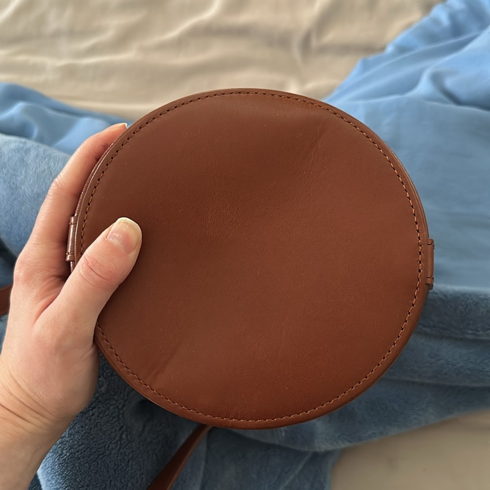 Sézane mini farrow raphia Bucket Bag - Picture 5 of 5